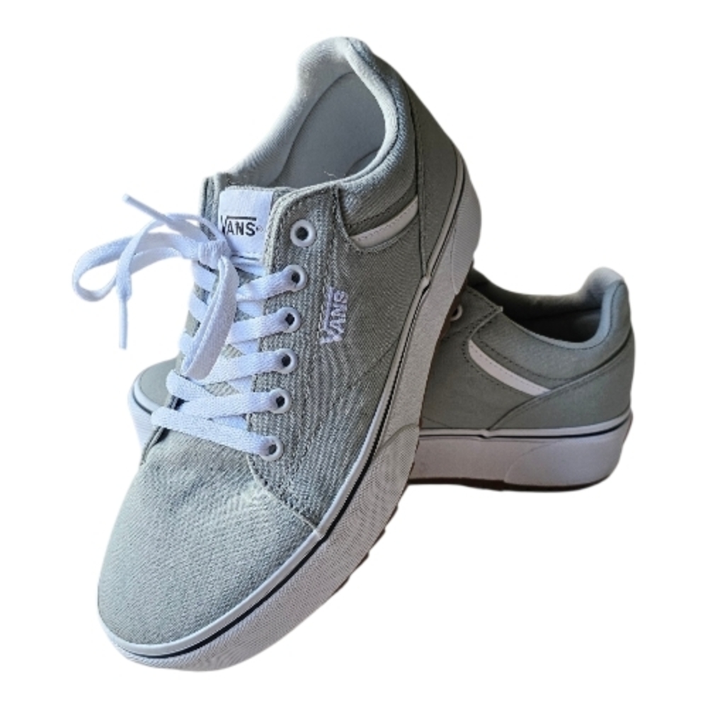 Vans Seldan Platform Sneakers Women’s Size 9 Gray Lace Up Chunky